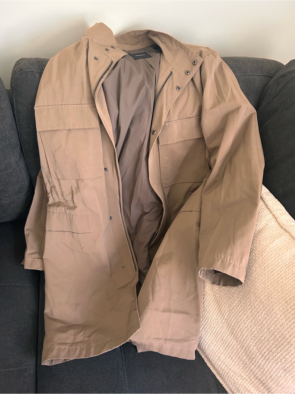Theory Men's Field Coat in Tan